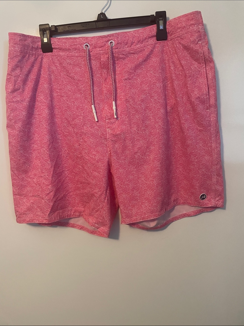 Johnnie-O Pink Swim Trunks Size XL